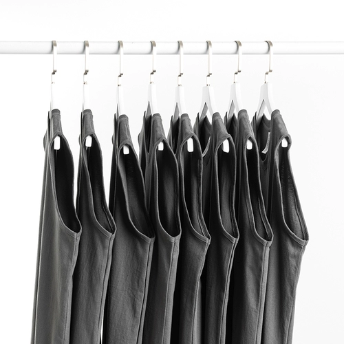 Хлопковая летняя цветная качественная майка без рукавов, футболка для отдыха, жилет, круглый воротник, оверсайз