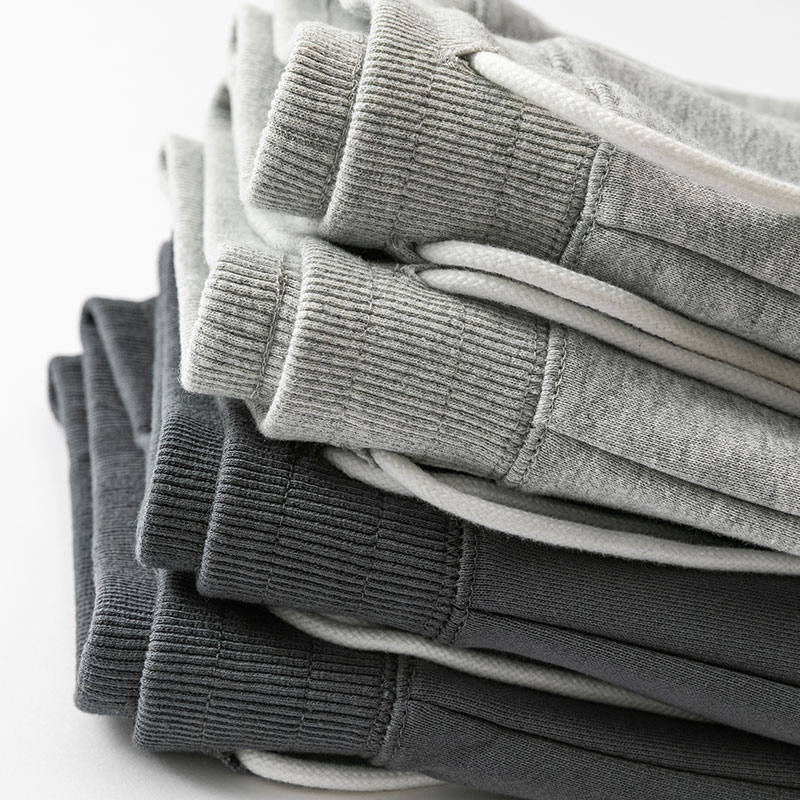 340g Heavy Weights Casual Brief Spring Autumn Season Quality Foundation Loose Retro Pure Color Movement Underneath men and women