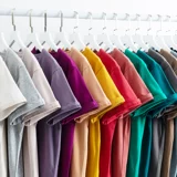 Искренность здесь!Все -Color Heavy Cotton Cold Color Buckle Buckle Summer Loose, простая, дикая верхняя футболка