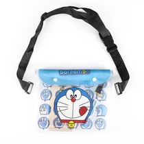 Waterproof fanny pack Mobile phone bag Large capacity debris storage bag Cute cartoon transparent bag Drifting swimming waterproof bag