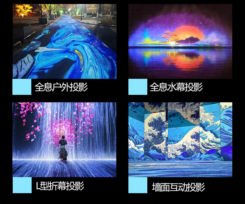 ar设备 全息互动投影墙面地面室内裸眼5d沉浸式企业政府展厅ar地面投影 Xwj