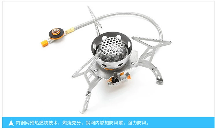 Bếp gas đích thực bếp gió ngoài trời bếp lò di động bếp lò dã ngoại dã ngoại cắm trại du lịch - Bếp lò / bộ đồ ăn / đồ nướng dã ngoại