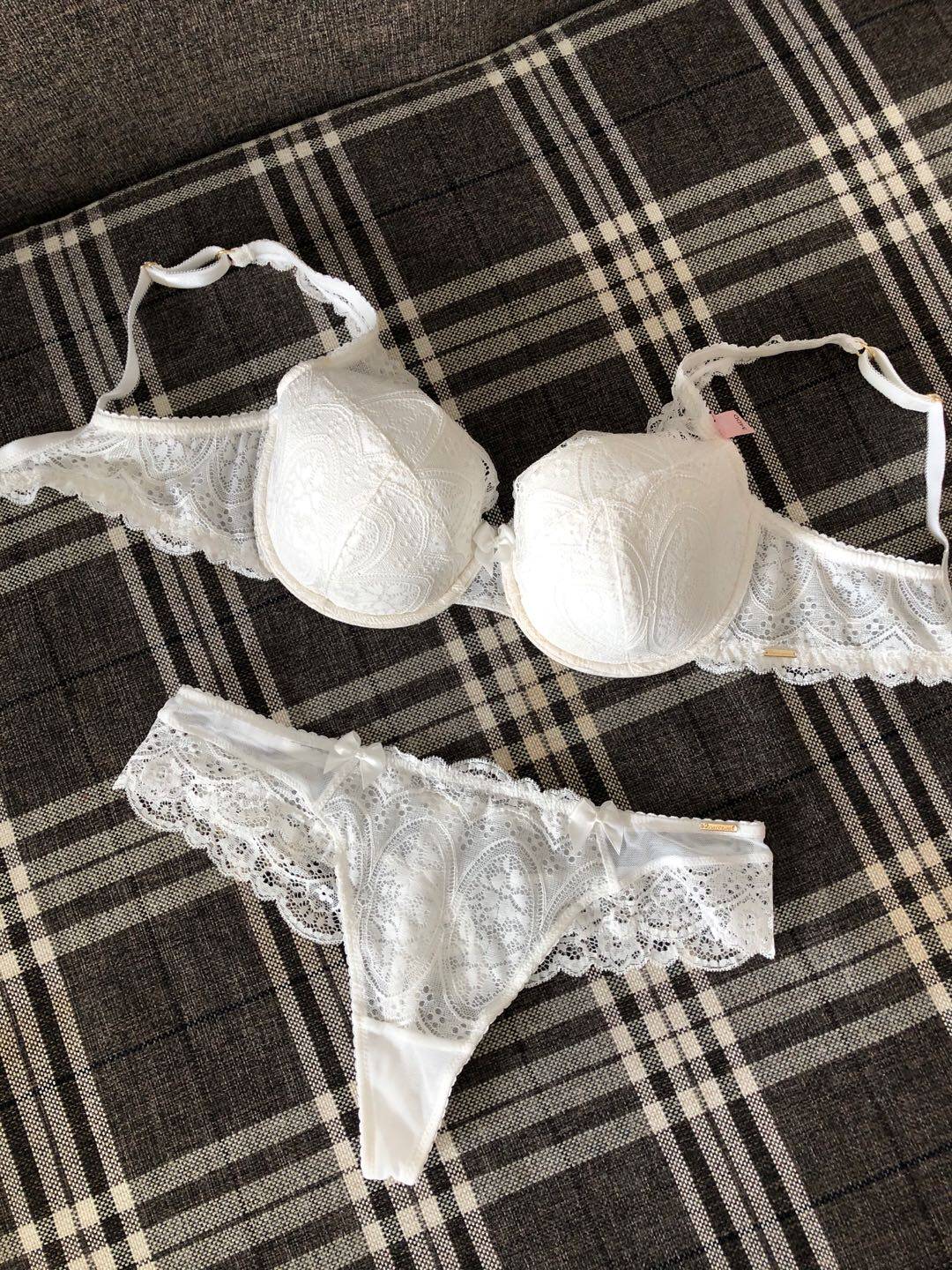 70E70F75E великобритания BOUX полный кружева темно V сексуальный большая грудь тонкий губка полная страховка чашка бюстгальтер нижнее белье 