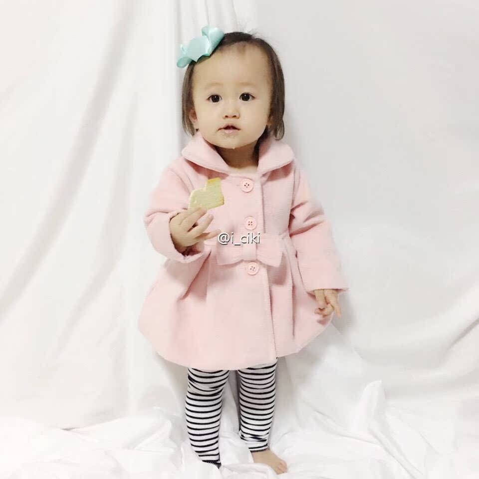 Manteau pour fille ICIKI en de laine - Ref 2162314 Image 9