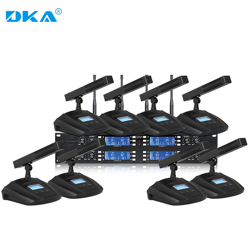 DKA Professional U Segment One Drag Four Desktop Desktop Microphone One Drag Eight Wireless Conference Microphone A Tow Gooseneck