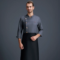 Серый топ+фартук