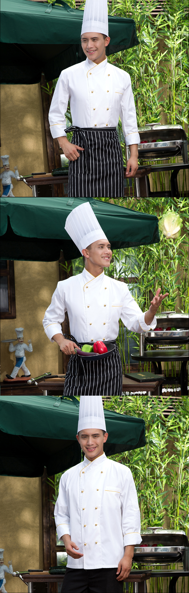 Veste chef cuisinier - Ref 1910571 Image 9