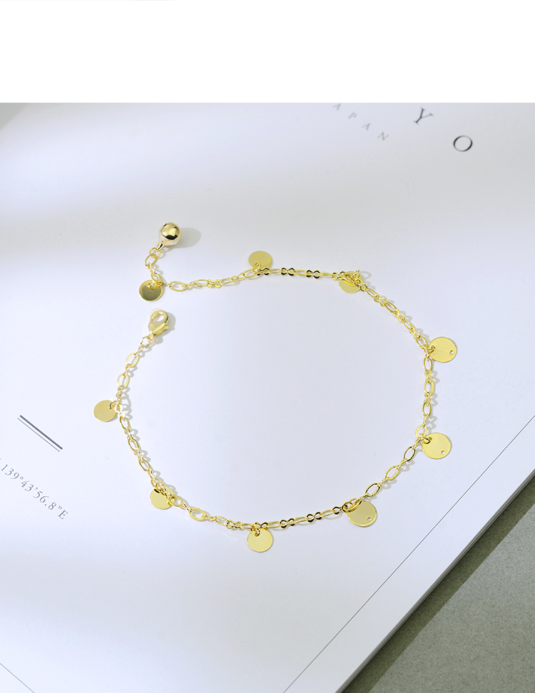 Vòng chân mới 2018 phiên bản Hàn Quốc của sinh viên giản dị Sen thời trang gợi cảm xã hội nữ chân trang sức mắt cá chân chuỗi lắc chân đẹp