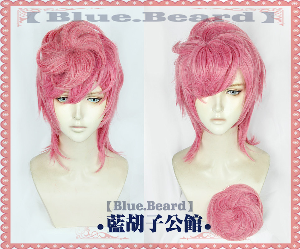 (Blue Beard) Jojo's Fantastic Adventurous gold's Wind Telihugh Unachos wig