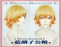 (Blue Beard) My wife Shan Yi cos wig gradient irregular