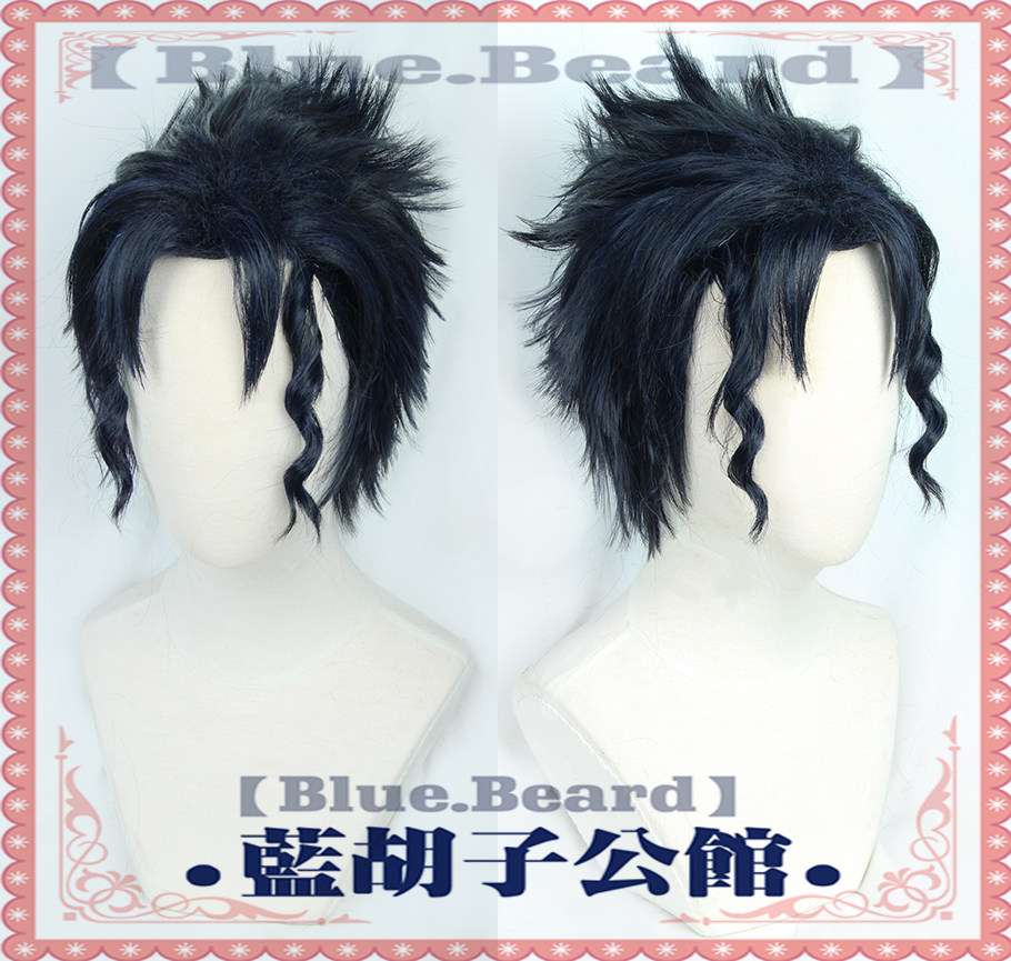(Bluebeard)JOJO's Wonderful adventure Part 3 Sorajo Seitaro cos wig blue black