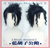 (Blue Beard) JOJOs Fantastic Adventures Third Empty of Shotaro Cos Wig Blue Black