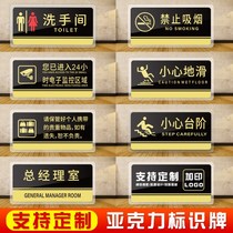 Aquacry sign men and women bathroom instruction office door custom do not prohibit smoking warm prompts