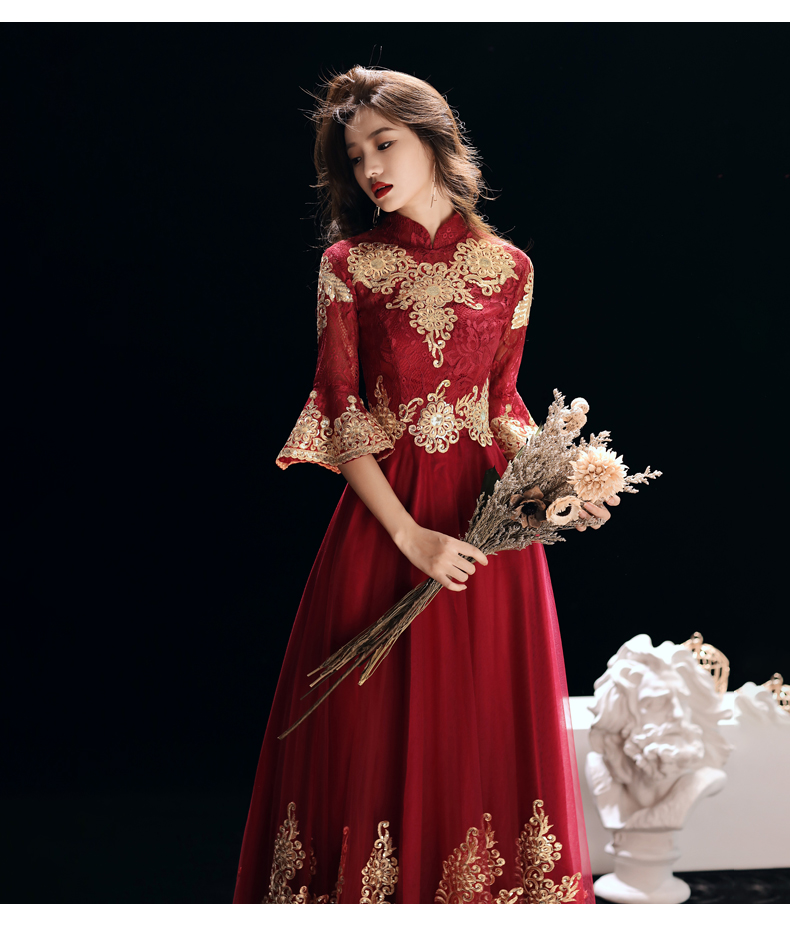 Robe de soirée manchon de cloche - Ref 3212861 Image 22