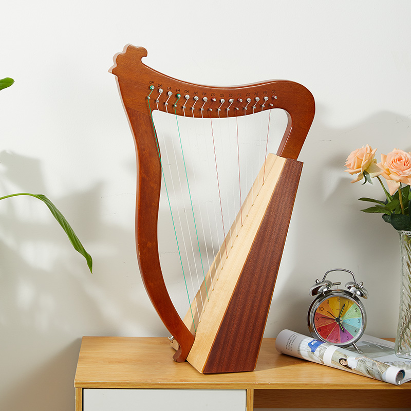 Mini Harp Instrument Portable Small Flute Beginner CrestEd large European lira is easy to learn