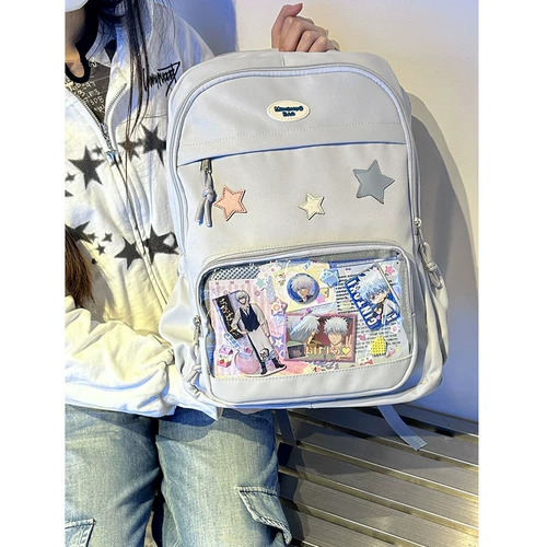 Ранец, высококачественный рюкзак, вместительная и большая сумка через плечо, для средней школы