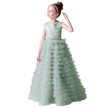 Diditao childrens dress piano performance dress host performance dress girls birthday dress princess dress cake dress