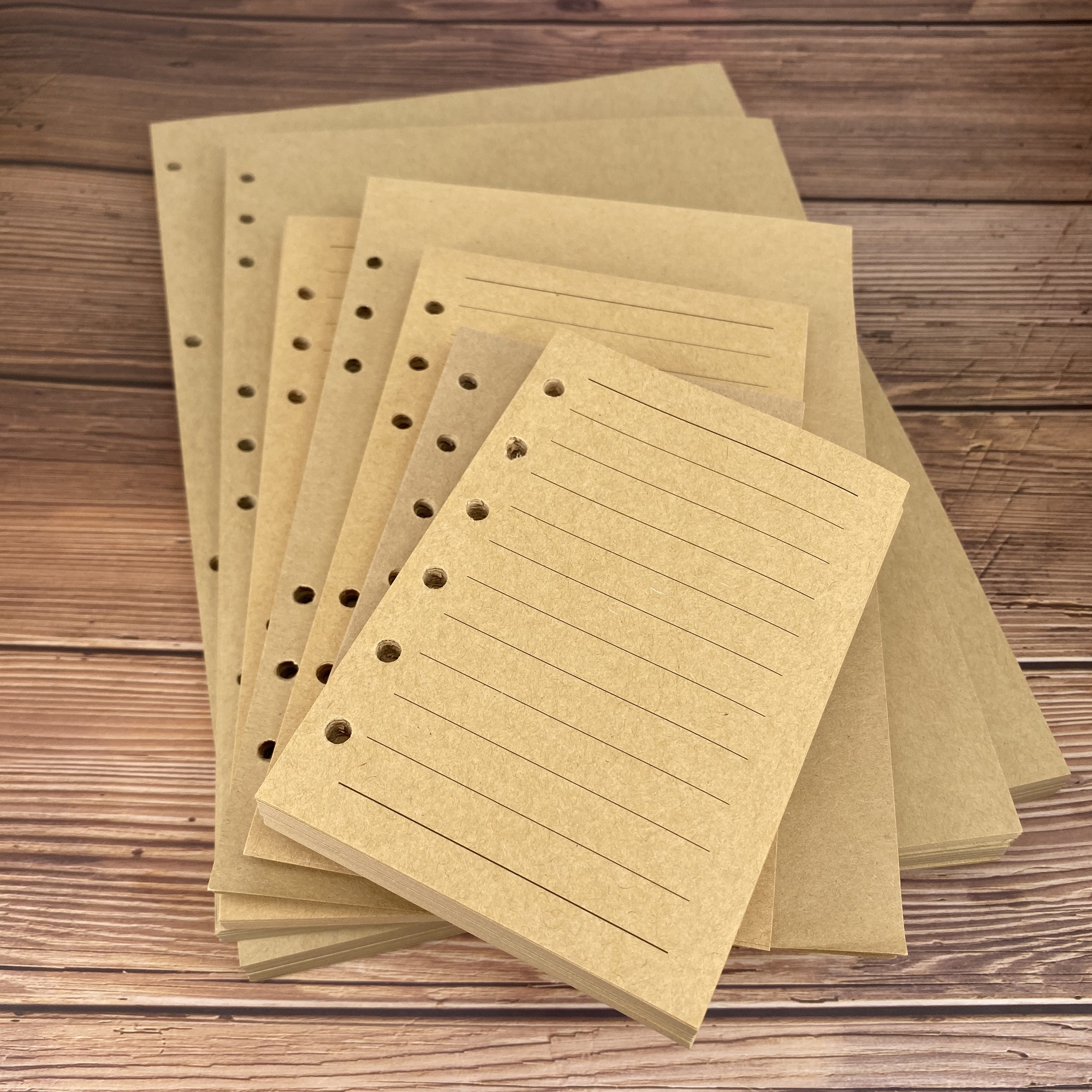 A5 Kraft paper core import grade 6 hole active page core 100 grams 80 A4 speed writer substitute A6 substitute core
