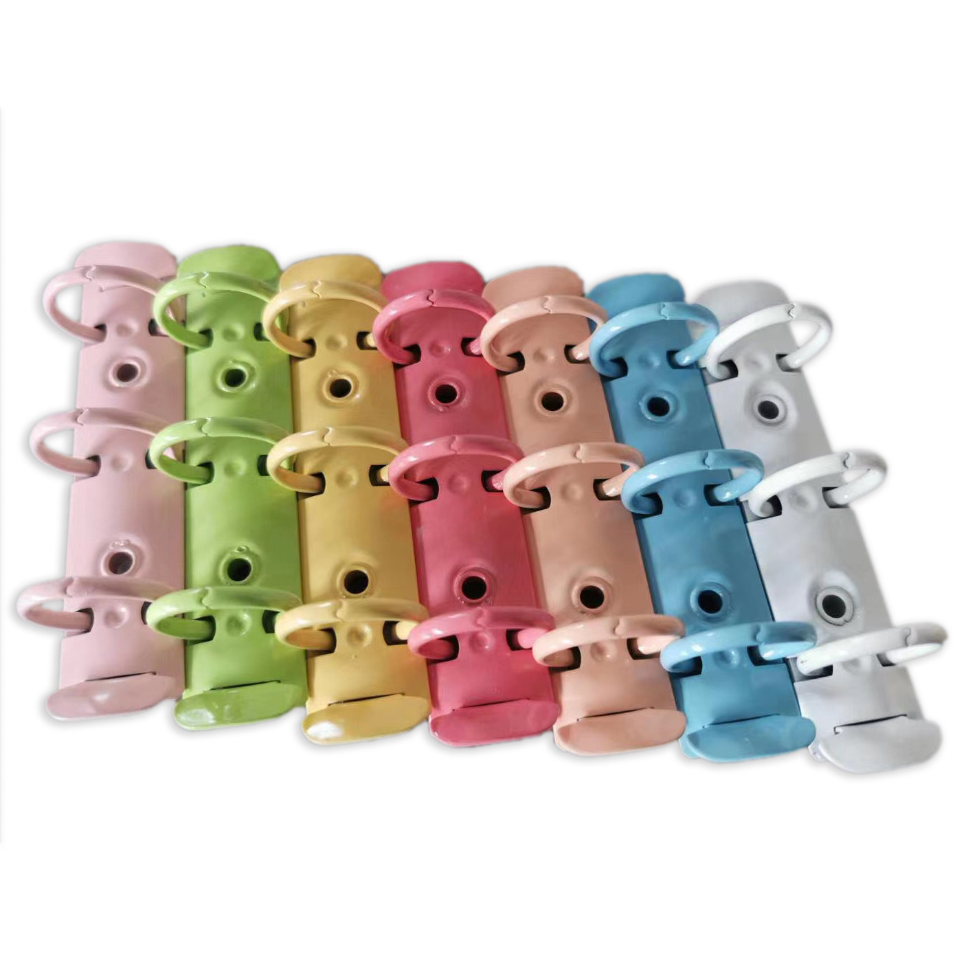 Mini three-hole loose-leaf 3-hole mini clip hand ledger accessories A8 multi-color Korean INS popular small clip