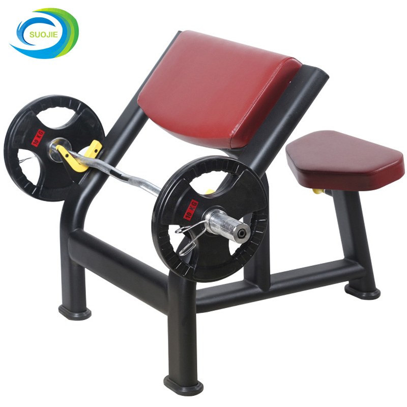 Sotier Commercial Diheaded Muscle Frame Training Bench Pastor Chair Training Rack Preacher Arm Bend for Fitness Equipment Home