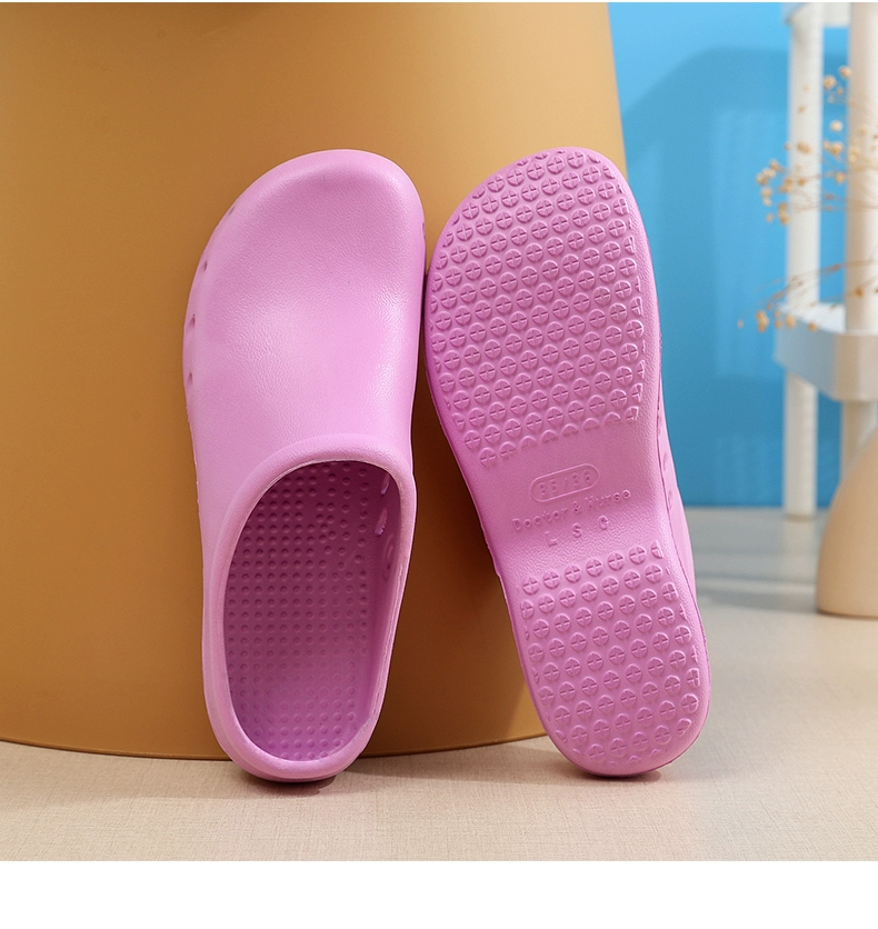 Special slippers for operating room, women's surgical shoes, soft sole non-slip, hospital doctor's hole shoes, nurse's sandals