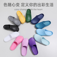 Giày lỗ đế dày giẫm lên phân cảm giác giày phẫu thuật 2023 dép phòng mổ nữ y tá mới dép baotou size lớn giày bảo hộ làm bếp