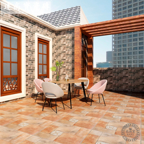 Outdoor antique brick 600 Villa Courtyard Floor Tiles American Balcony Tiles Outdoor Yard Garden Anti Slip Floor Brick