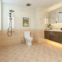 Tile 300x600 kitchen toilet Wall brick Nordic modern porcelain sheet anti-slip floor tile bathroom glazed surface brick yellow