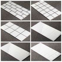 Guangdong Tile White Plaid Bread Brick Small White Brick 300x600 Nordic Style Kitchen Bathroom wall Brick Floor Tiles