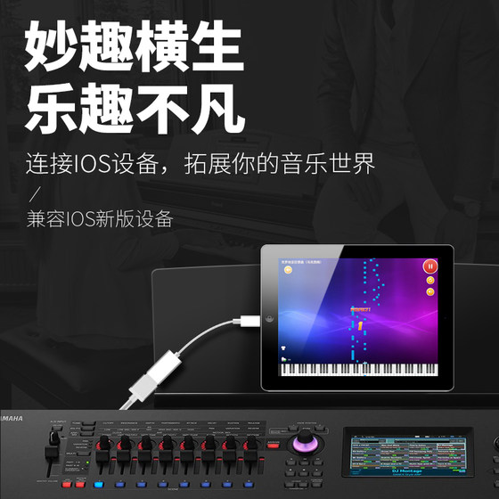 Apple otg 어댑터 데이터 케이블 Yamaha 전자 키보드 Roland 전자 드럼 미디 키보드 사운드 카드 카메라 마이크