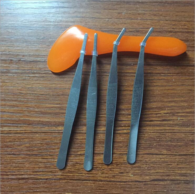 Thép không gỉ khuỷu tay nhíp thẳng làm vườn cung cấp nhiều công cụ trồng nhỏ vi cảnh quan cung cấp DIY dung cu lam vuon
