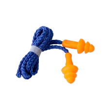 Industrial anti-noise work sleep machinery noise reduction silicone factory-specific anti-noise super soundproof wired earplugs