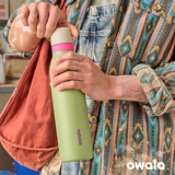 Завинчивающаяся крышка из нержавеющей стали, трубочка со стаканом, 530 мл, 710 мл