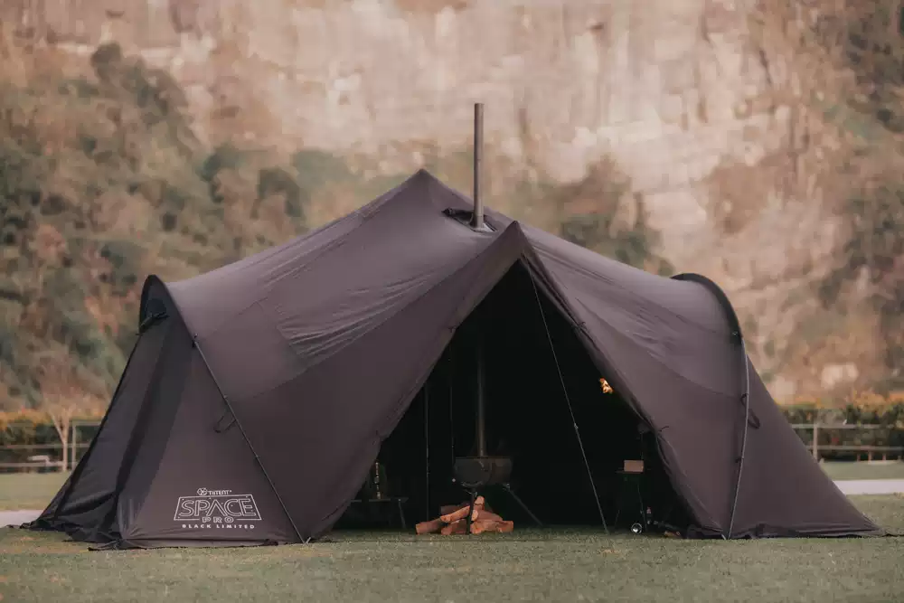 ぐんなん　tiitent space pro Black limited 黑色限定版雙層隧道帳TiiTent SPACE PRO 四季適用3至6人