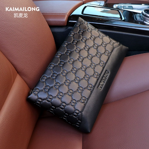 凯麦龙 Сумка с петлей на руку, кожаная маленькая сумка клатч для отдыха, коллекция 2021, из натуральной кожи