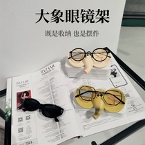 Glasses display stand jewelry box storage rack sunglasses sunglasses props office desktop decoration cartoon