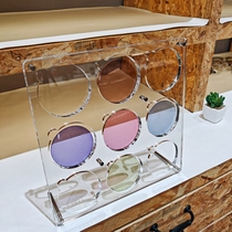 Transparent acrylic lens display rack organizes and stores display props for myopia glasses lens rack glasses display box