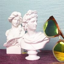 Tide white glasses display props crafts ornaments display shelves glasses shop counter window decoration display