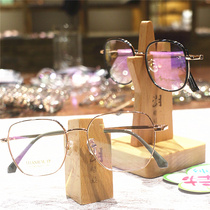 Varnish solid wood myopia glasses display stand sunglasses display cabinet decoration display props home office desk display