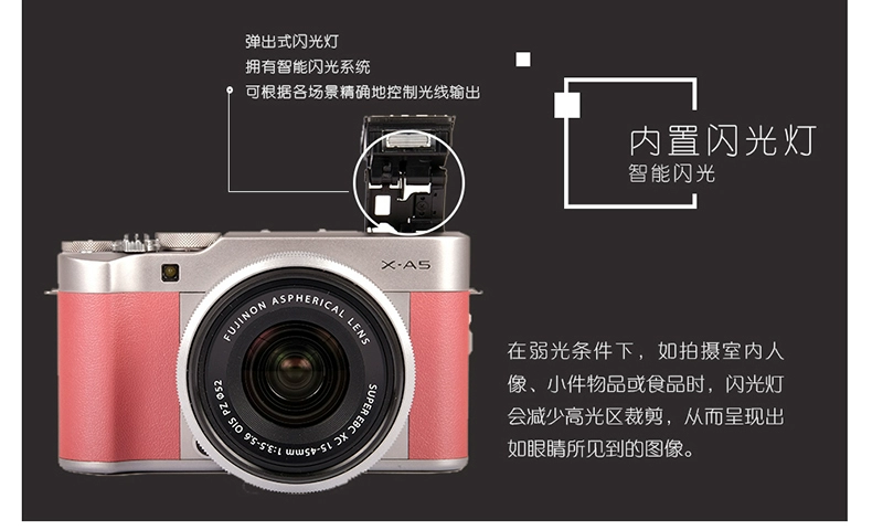 Fujifilm Fuji X-A5 bộ đơn retro điện xa5 micro máy ảnh duy nhất x-a3 nâng cấp mô hình đích thực được cấp phép