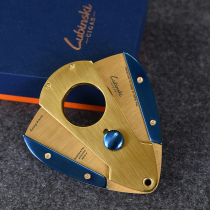 Lubinski Cigar Cutter Copper Shell Stainless Steel Blade