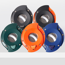 French designer brand HASO cigar scissors all-metal automatic opening produced in Taiwan factory