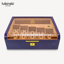 New Lubinski Lubinski large capacity cigar humidor cedar wood humidor 250 pieces