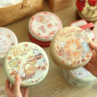Кролика Lulu Hand -Painted Illustration Rabbit Cookie Cookie Box Box Запеченная упаковочная коробка Xikan Sugar Box Pired Box пустая коробка