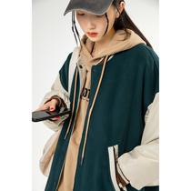 UBUIE Dry Fish Pilot Baseball Suit Jacket Woman 2022 Early Spring Collision Color Splicing College Wind Jacket