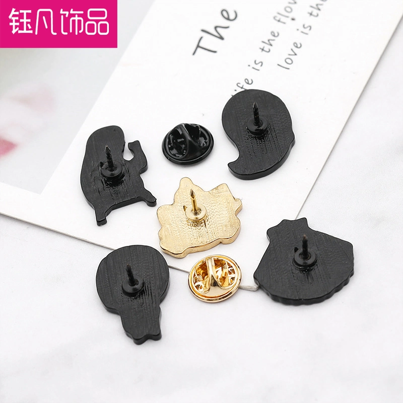 Trang sức Zhijia xuyên biên giới Âu Mỹ bán chạy nhất Halloween phim hoạt hình ma mèo lười phụ kiện trâm cài - Trâm cài