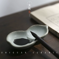 Керамическая каллиграфия Little Mo Dan Pen Pen Pen 掭 Little Kai Callicraphy Специальная литература клык Четыре сокровища сломаны