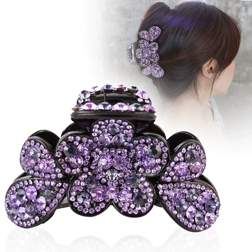 Большая заколка-крабик, элегантная заколка для волос, шпильки для волос для взрослых, простой и элегантный дизайн, в корейском стиле