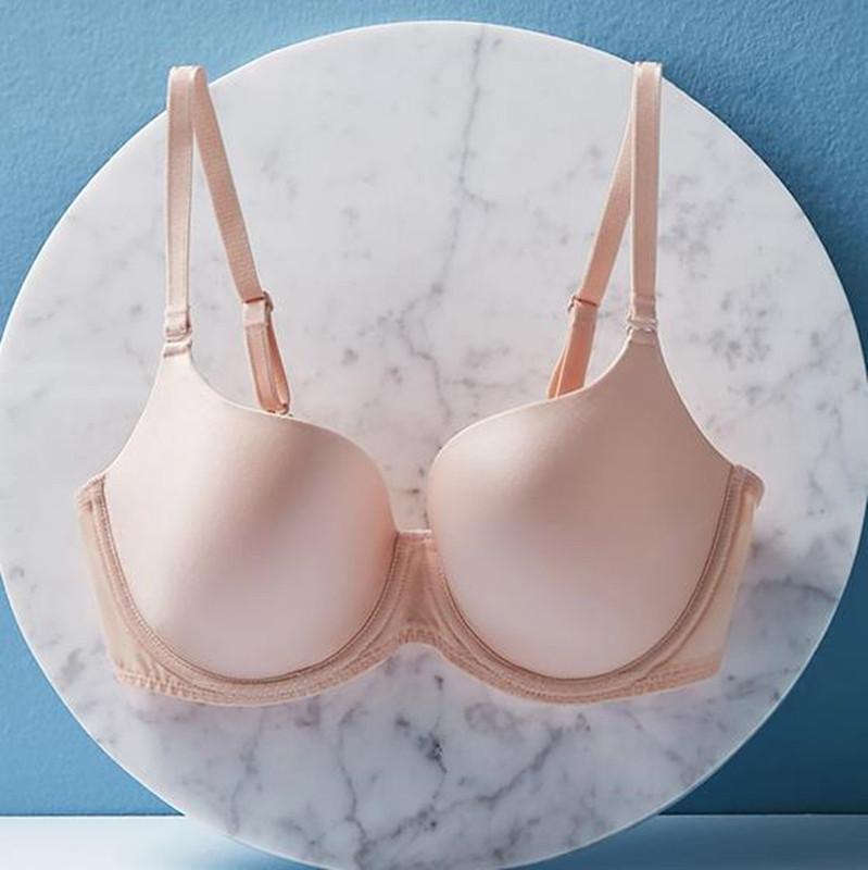 In Stock, Anlifang Summer Thin Bra for Large Busts, Minimizing Effect, Side Support, Smooth Surface, Push-Up, Plus Size Lingerie Eb1992
