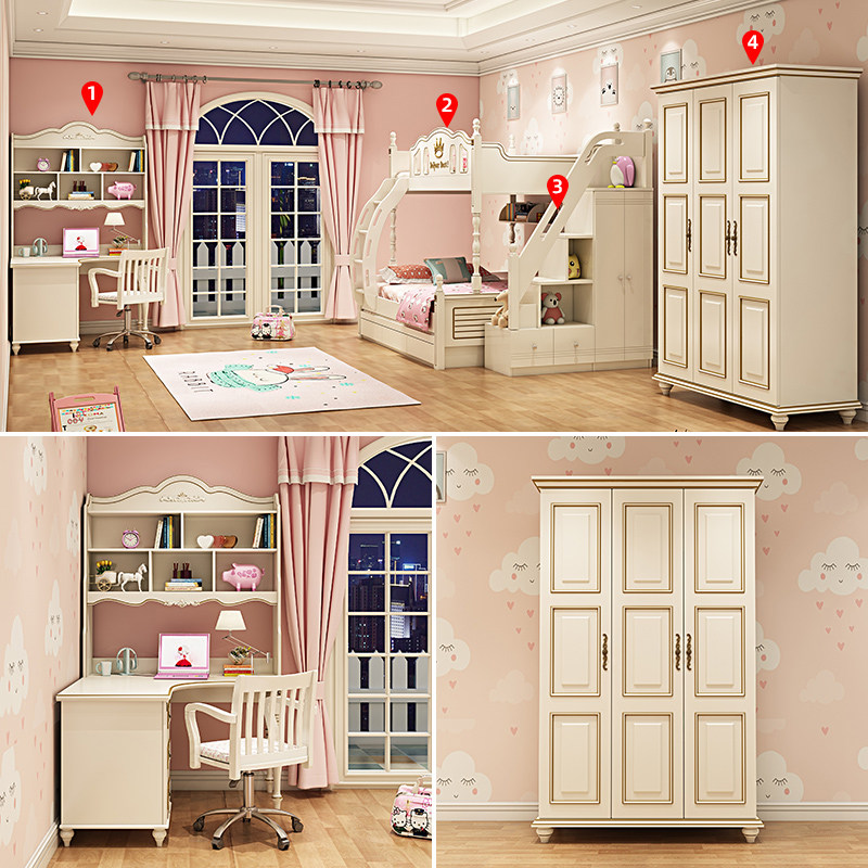 Children Bed Lower Beds Bunk Beds Bunk Beds Bunk Beds Bunk Beds Boys Girls Children House Furniture Combination Suits